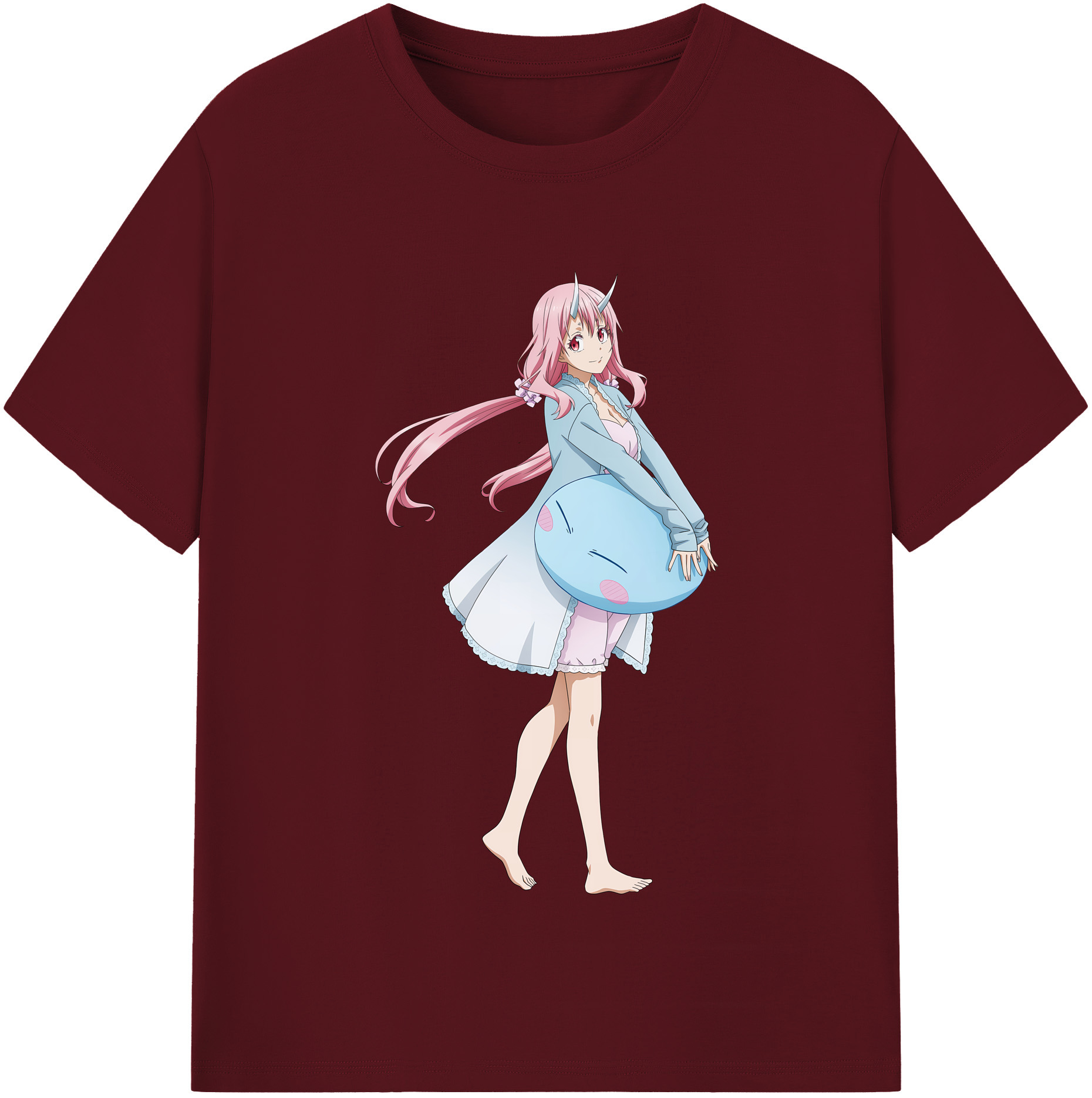 （画像用） 転スラ Regarding Reincarnated to Slime 綿100％半袖Tシャツ（フロントプリント）